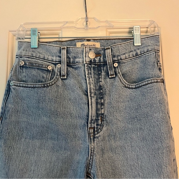 Madewell Light Wash Perfect Vintage Crop Jeans - Picture 6 of 6